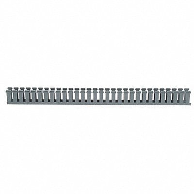 Wire Duct Wide Slot Gray 1.26 W x 2 D