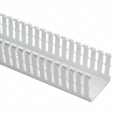 Wire Duct Narrow Slot White 1.75 W x 4 D