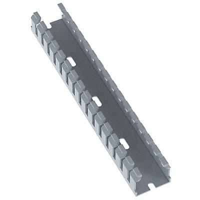 Wire Duct Narrow Slot Gray 1.26 W x 1 D