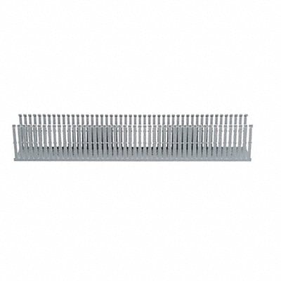 Wire Duct Narrow Slot Gray 3.25 W x 4 D