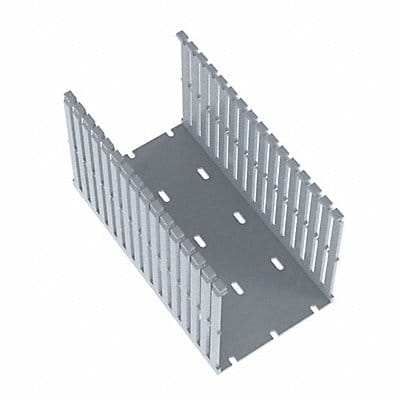 Wire Duct Narrow Slot Gray 4.25 W x 5 D