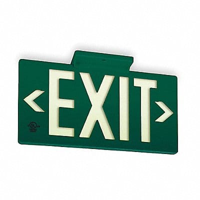 D6991 Exit Sign 8 3/4 in x 15 3/8 in Plastic