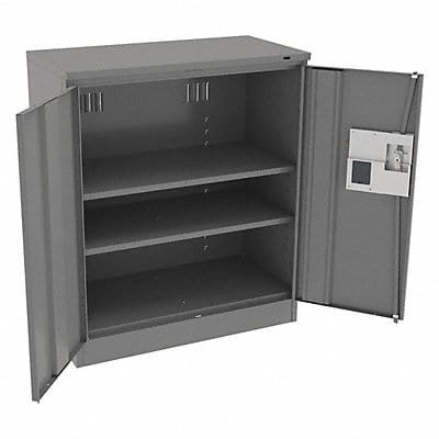 K3830 Storage Cabinet 42 x36 x18 MdGry 2Shlv