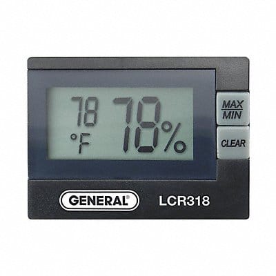 Indoor Digital Hygrometer 14 to 140 F