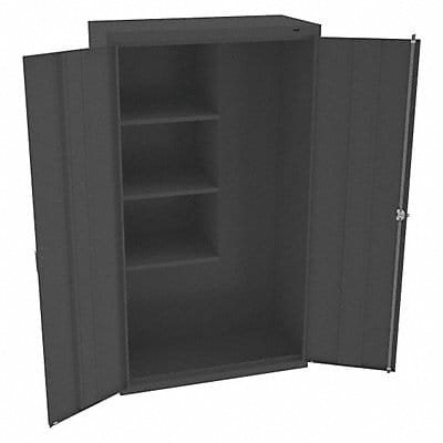 K4848 Storage Cabinet 64 x36 x18 Black 3Shlv