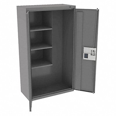 K4849 Storage Cabinet 64 x36 x18 MdGry 3Shlv