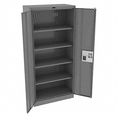 K3839 Storage Cabinet 78 x36 x18 MdGry 4Shlv