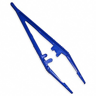 Forceps Dark Blue 4-1/3 In L PK6