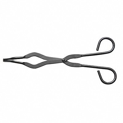 Crucible Tongs 9 in L Oxidized Steel