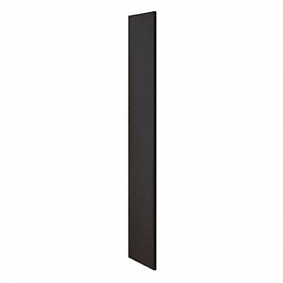 End Panel Black 72inH x 18inW x 3/4inD