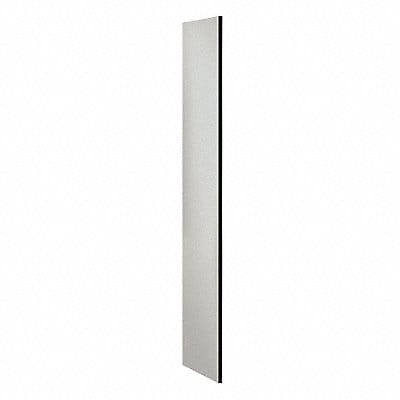 End Panel Gray 72inH x 18inW x 3/4inD