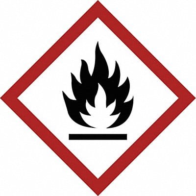 Label GHS Flammable Paper PK4