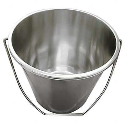 Lab Pail 3 gal 10 in H 304 3/4 mm Dia