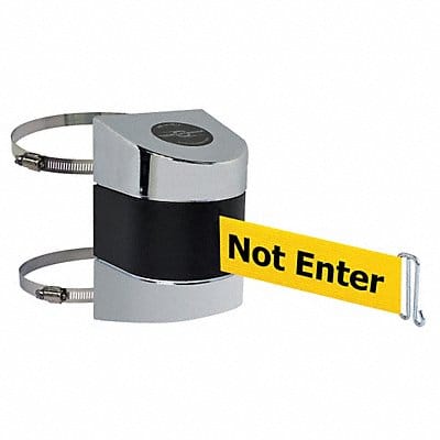 D0122 Belt Barrier Chrome Belt Color Yellow