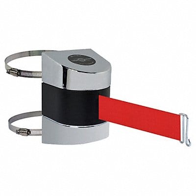 D0134 Belt Barrier Chrome Belt Color Red