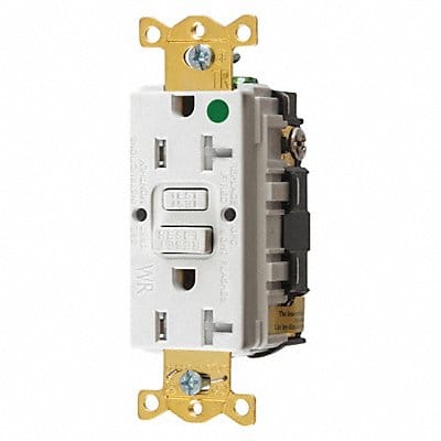 GFCI Receptacle 20A 125VAC 5-20R White