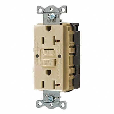 GFCI Receptacle 20A 125VAC 5-20R Ivory