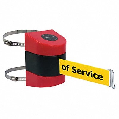 D0111 Belt Barrier Red Belt Color Yellow