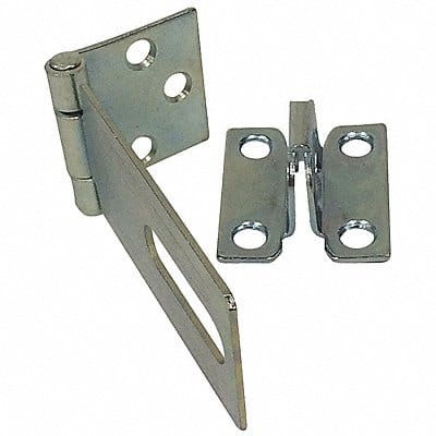 Fixed Staple Hasp Zinc Plated 1-1/2inL