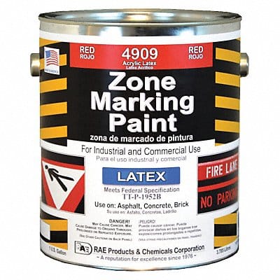 Traffic Zone Marking Paint 1 gal Red