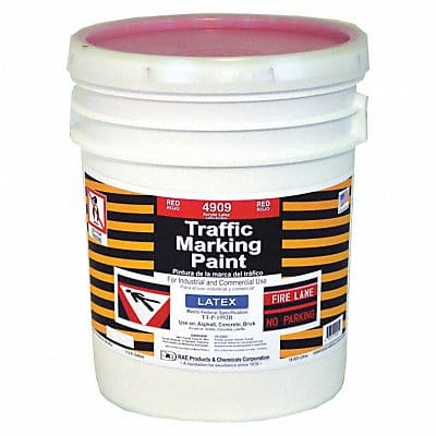 Traffic Zone Marking Paint 5 gal Red