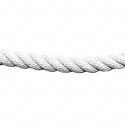 Barrier Rope 1-1/2 In x 6 ft White