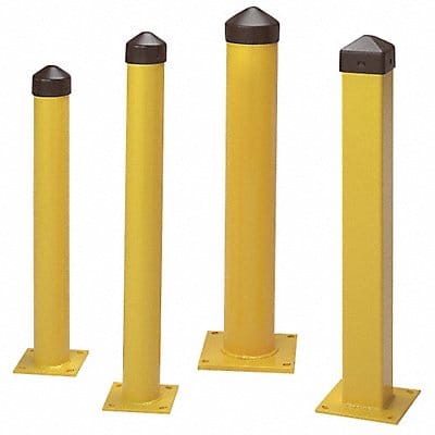 Bollard Concrete 5 24 in H Yellow