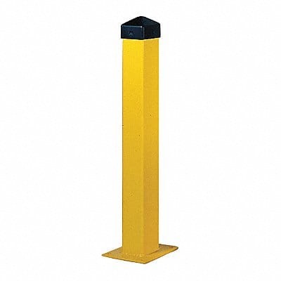 Bollard 42 in H Yellow Carbon Steel