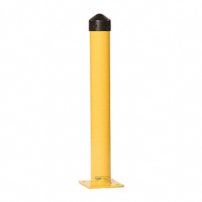 Bollard 36 in H Yellow Carbon Steel