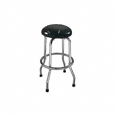 Round Stool Black 27.5 H