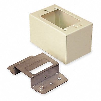 Divided Device Box Ivory Steel Boxes