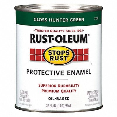 Enamel Paint Hunter Green Solvent