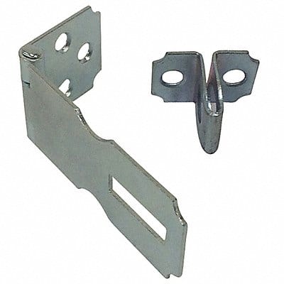 Fixed Staple Hasp Zinc Plated 2 1/2 L