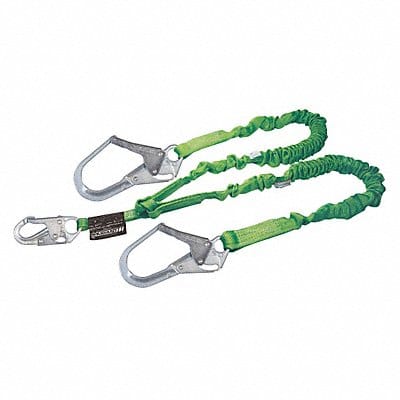 Shock-Absorbing Lanyard Green