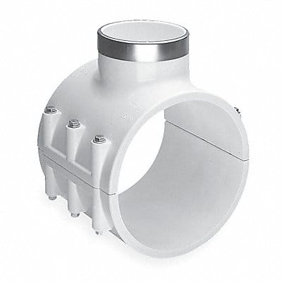 Saddle Clamp Wht Pipe Fit 2 x2 x1/2