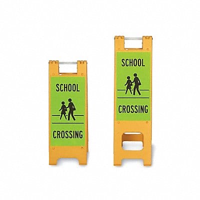 School Zone Sign 45 x 13 Green Yellow