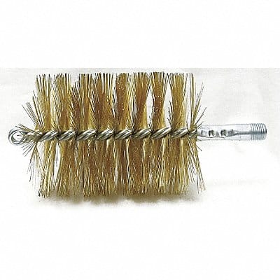 Tube Brush Dia 3 1/2 1/4 MNPT Length 8