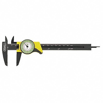 Dial Caliper Plastic 6 In 0.01 Grad