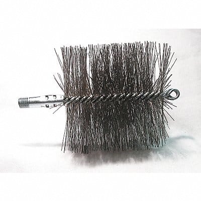 Flue Brush Dia 4 3/4 1/4 MNPT Length 8