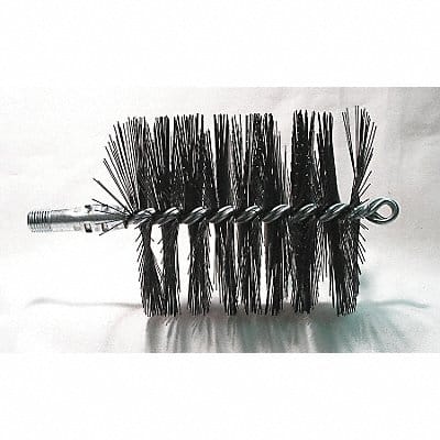 Flue Brush Dia 3 3/4 1/4 MNPT Length 8