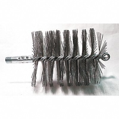 Flue Brush Dia 3 1/4 1/4 MNPT Length 8