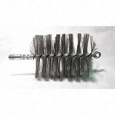 Flue Brush Dia 3 3/4 1/4 MNPT Length 8