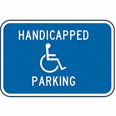 Handicapped Parking Sign 12 x 18