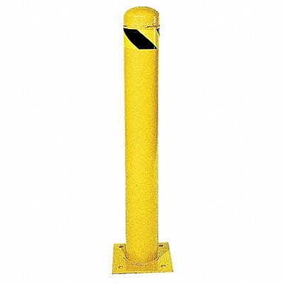 Bollard 36 in H Yellow Carbon Steel