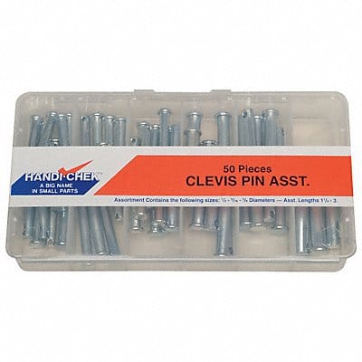 Clevis Pin Kit 50 Pcs 21 Szs