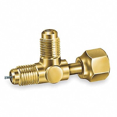 1/4 Access Valve Tee w/ Flare Nut PK3