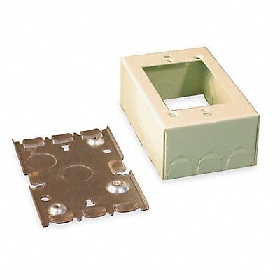 Shallow Device Box Ivory Steel Boxes