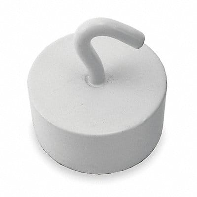 Single Point Hook Neodymium White 61 lb.