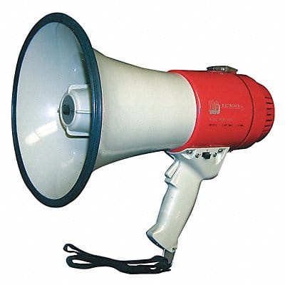 Megaphone Dia 7 3/4 In Range 5/8 Mile