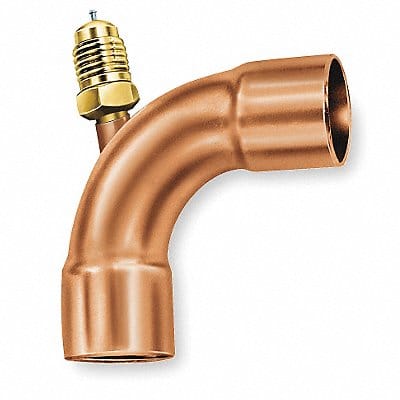 1/4 Access Valve 90 Brass/Copper